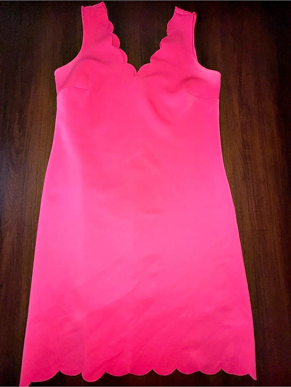 Lilly Pulitzer Mikayla Scalloped Mini Dress in Pink Like New Size Small
